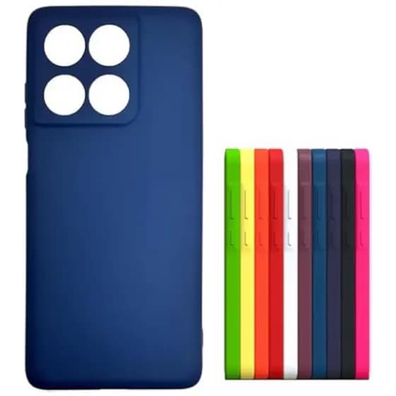 Capa colorida Motorola Moto Edge 70 Protetora aveludada por dentro anti-impacto