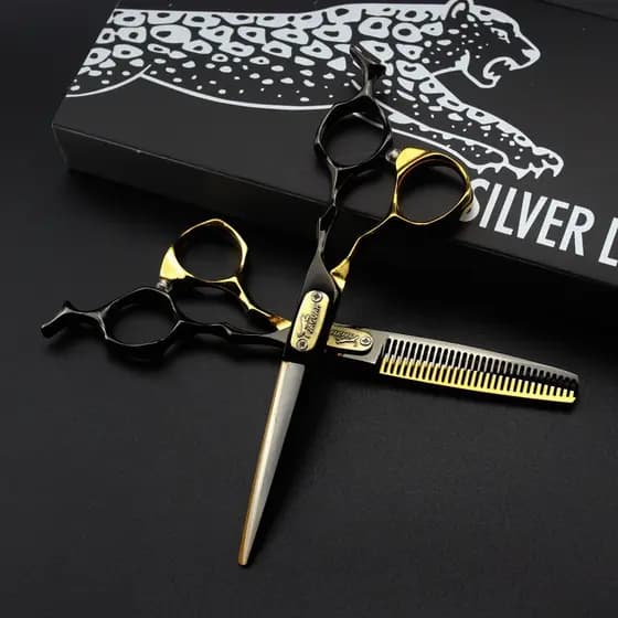 Jaguar Salon Tesoura De Cabeleireiro Japão 440C Cabelo De 6 Polegadas Corte De Barbeiro