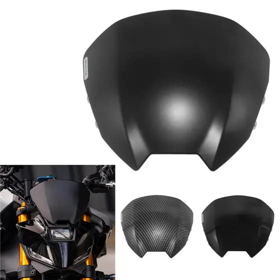 Para Yamaha MT-09 MT09 V4 SP 2024 2025 2026 Pára-Brisas Defletor De Vento Escudo Tela Viseira Vidro Com Suporte