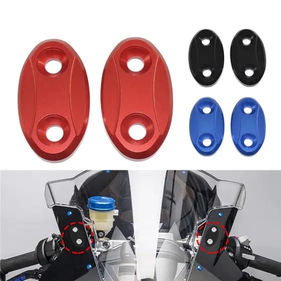 Moto Para Yamaha YZF R1 2007 2008 2009 2010 2011 2012 2013 2014 Espelhos Retrovisores Assento Decorativo Capa Espelho Ba