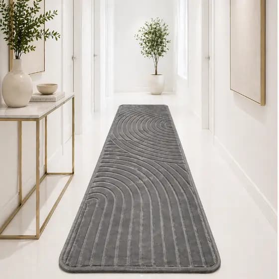 Tapete Passadeira 2,00 x 0,60 Antiderrapante Corredor Quarto Sala Felpudo Peludo Melhor Preço