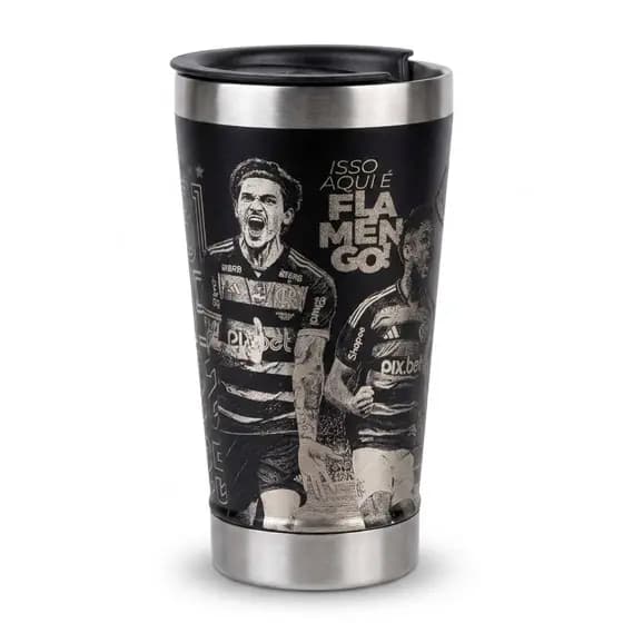 Copo Térmico Personalizado Time Com Gravação A Laser 473ml