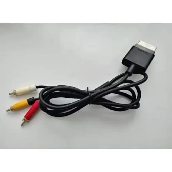 Cabo Av Rca Cabo Áudio e Vídeo Xbox 360 Original !!