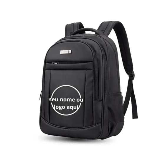 Mochila Bolsa Resistente Executiva Personalizada Logo Nome