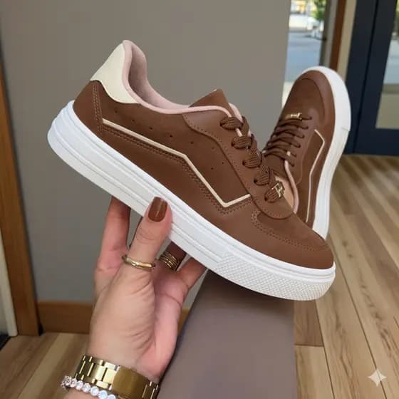 Tênis Feminino Moleca Coleção Ana Castela Casual Lançamento Conforto