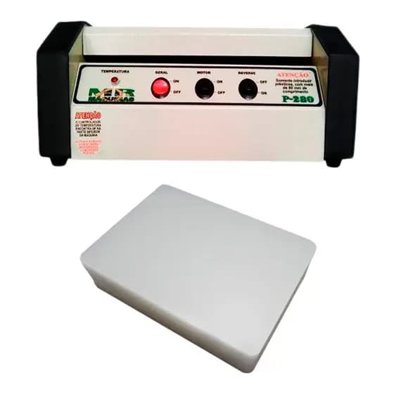 Plastificadora Profissional P280 + Combo Com 600 Plásticos