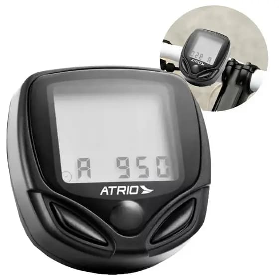 Velocímetro para Bicicleta Ciclocomputador 15 Funções Resistente a Água Átrio Bi043