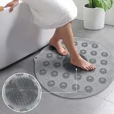 Tapete de Banheiro Antiderrapante Chuveiro Massagem Silicone