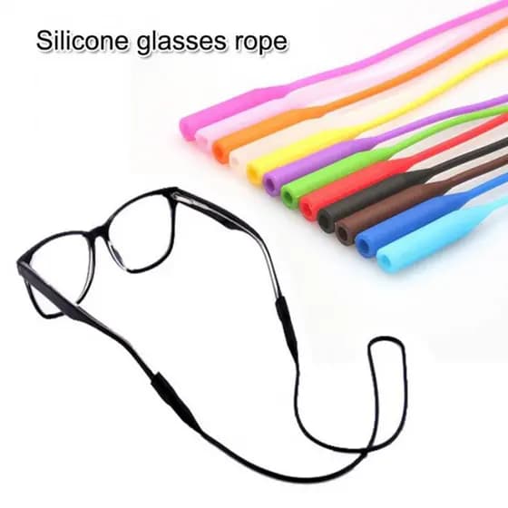 Alça De Óculos Silicone Suporte Para Leitura Antiderrapante