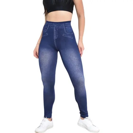 Legging Flanelada Forrada Top Cintura Alta Totalmente Sem Transparência