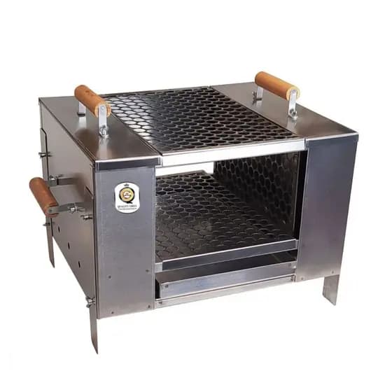 Churrasqueira de Apartamento Premium M Compacta 45cm com Grelhas
