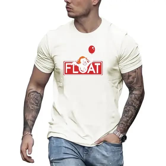 Camiseta Básica Masculina Float Algodão 100% Estampa Criativa Estilo e Versatilidade Moda Urbana Conforto e Qualidade
