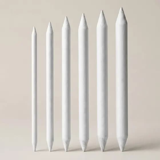 Kit Esfuminho 6 Unidades Para Desenho Realista Sombra E Luz Esboço Arte Material Escolar Papelaria