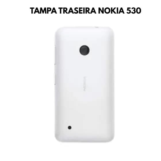 Tampa De Traseira Celular Nokia Lumia 530 Branco - Pronta Entrega