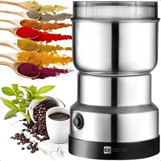 Moedor E Triturador De Café Grãos Eletrico Inox 110V Gold Fruit