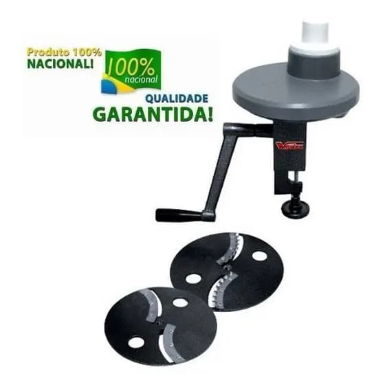 Processador Cortador Manual De Alimentos Vitalex Fatiador Legumes PAM