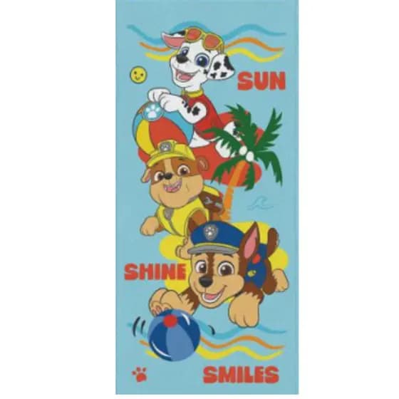 Tolha de Banho Felpuda Patrulha Canina 60x1,20cm
