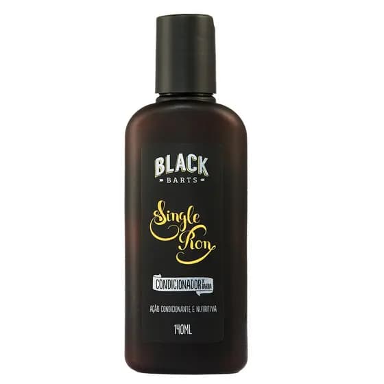 Condicionador De Barba Macia e Hidratada Single Ron 140ml - Black Barts