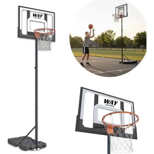Cesta De Basquete Altura Regulável Até 2,10m Aro 38