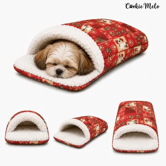 Cama Caminha Pet Cachorro Gato Porte Pequeno e Médio Tipo Saco De Dormir Canguru Iglu Toca