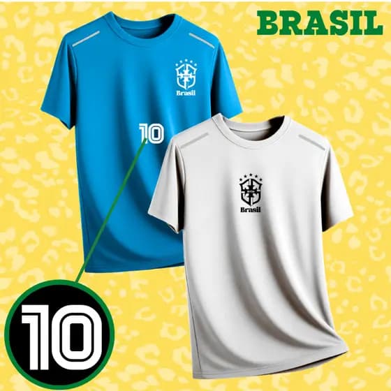 Kit 2 Camisetas Dryfit Masculina Futebol Detalhe Refletivo Leve Respirável