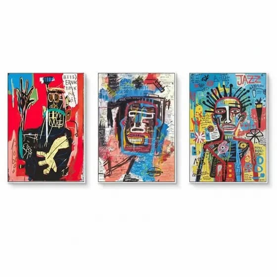 Quadro decorativo Abstrato Graffiti Pop Poster 40x60