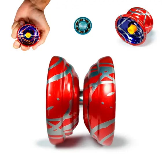 yoyo com rolamento ioiô para manobra freestyle profissional ou amador iniciante metálico reforçado