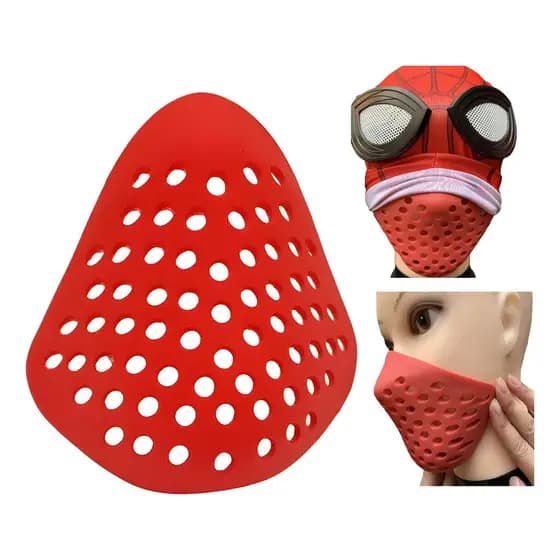 Máscara Faceshell de Rosto Maleável Para Cosplay Traje Homem Aranha