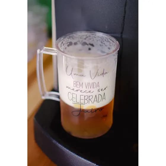 Kit 30 Canecas de Acrílico Personalizadas 300 ml - Fazemos com o tema da sua festa ou evento, arte só na frente.