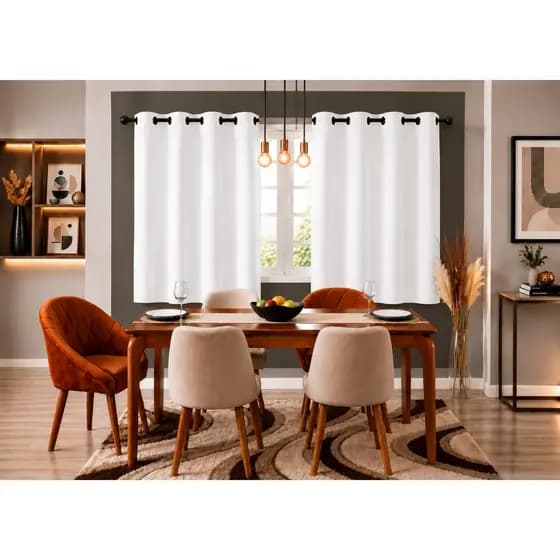 Cortina Blackout PVC Lisa Sala Quarto 2,20x1,30
