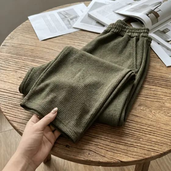 Calça Feminino Wid Leg Pantalona Cintura Alta c/Elástico Anarruga