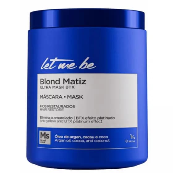 Let Me Be - B-tox Blond Máscara Matizadora 1000g