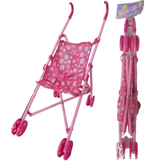 Carrinho De Boneca Bebe Brinquedo Infantil Passeio