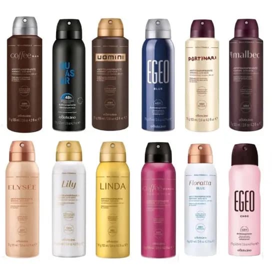 Desodorante Aerossol Masculino ou Femininos ORIGINAL Novo Várias Opções...Longa Validade o BOTICÁRIO