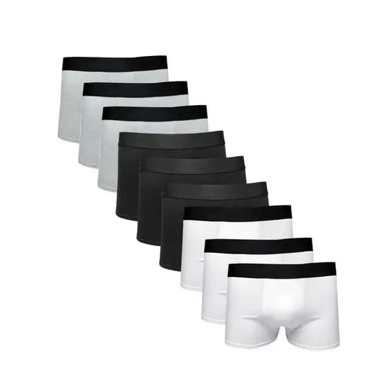 Cueca Infantil Boxer Kit 9 Peças Algodão