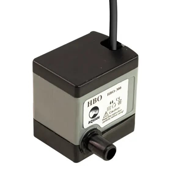 Bomba submersa HBO-300 300lh aquário 60L fonte tanque bebedouro gato passarinho criação