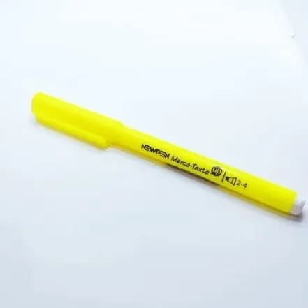 Caneta Marca Texto Canetinha Amarelo Fluorescente 1 unidade