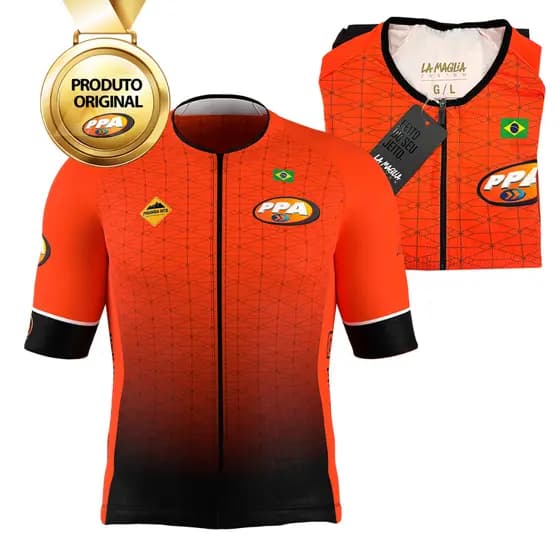 Camisa Ciclismo Roupa Ciclismo Manga Curta Poliéster PPA