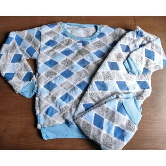 Conjunto infantil inverno juvenil feminino e masculino inverno fleece
