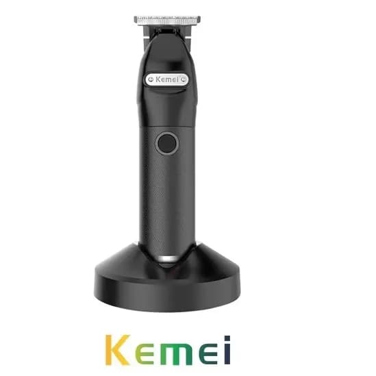 Maquina de acabamento com base kemei km 1753 novidade