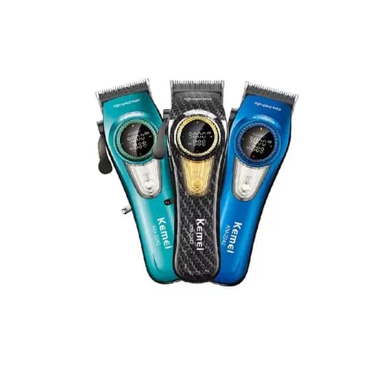 Maquina de Cortar Cabelo Profissional Kemei KM 2242 com base 9000RPM