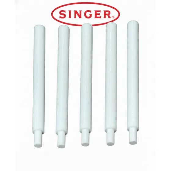 5 Pino Plastico Porta Retros Carretel Linha Singer Domestica Textil