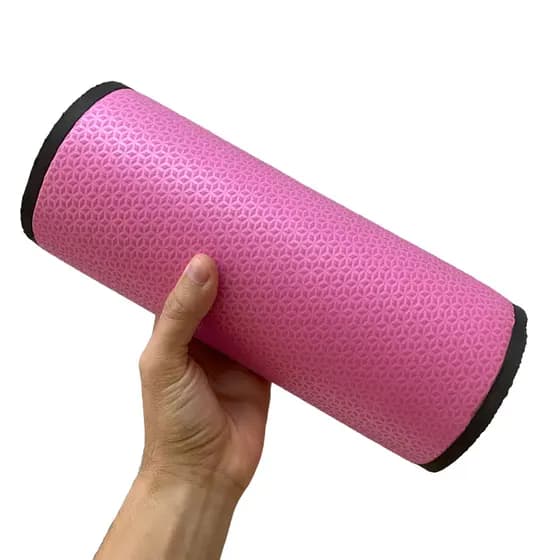 Rolo De Liberação 30cm Miofascial Dafoca Massagem Ativação Muscular Yoga DF1064 Rosa Dafoca