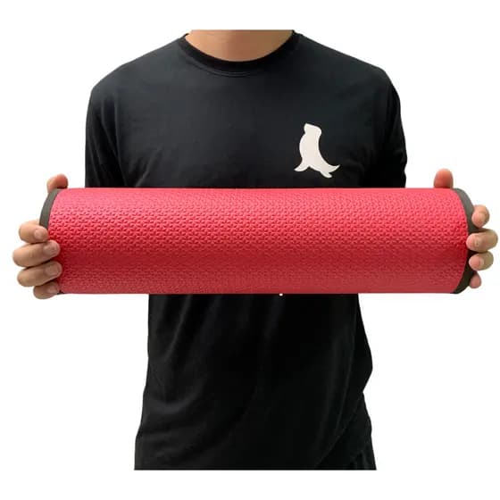 Rolo Massagem Liberação Miofascial 45x12cm DF1073 Vermelho Dafoca Sports