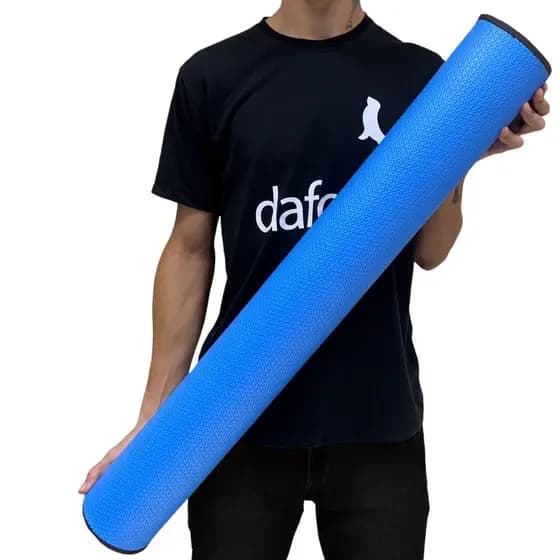 Foam Roller Dafoca 90cm Liberação Miofascial EVA DF1079 Azul Royal Dafoca Sports