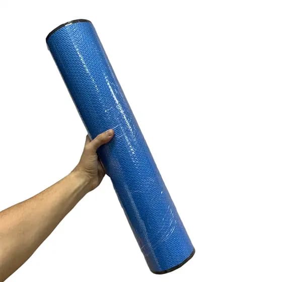 Rolo Massagem 60cm Foam Roller Liberação Miofascial Soltura Pilates DF1078 Azul Royal Dafoca Sports