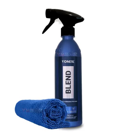 Blend Spray 500ml Vonixx Cera Carnauba Sio2 Liquida Ceramic Vitrificadora Vitrificar Spray Wax Protecao de Pintura Automotiva Automotivo Proteger Com Pano Para Aplicar