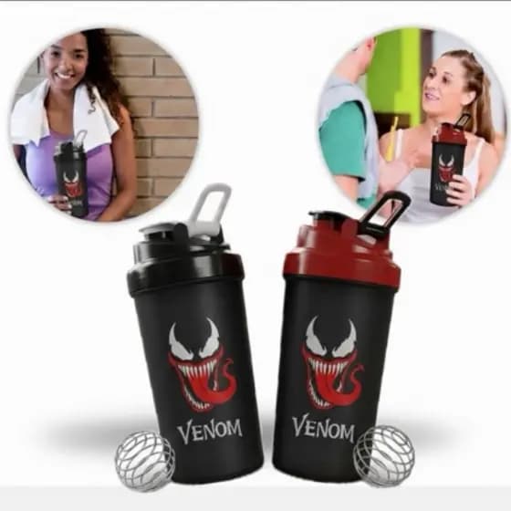 Coqueteleira Venon 600ml Shakeira Academia - Com Mola