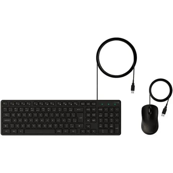 Combo Kit Conjunto Teclado e Mouse Com Fio Intelbras Preto Pc Notebook