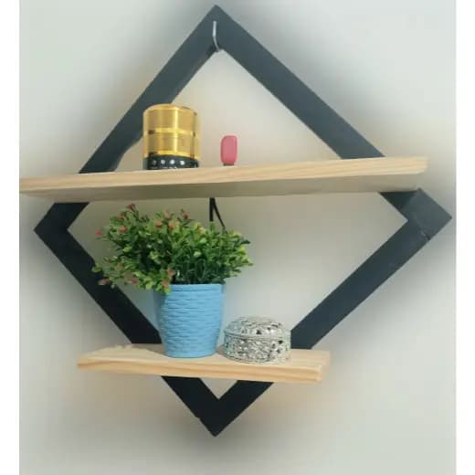 Quadro prateleira decorativo sala nicho banheiro prateleira 45cm